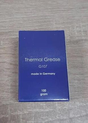 Срібна композитна термопаста, thermal grease g107. 100 гр