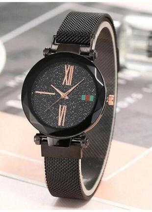Годинник sky watch/годинник жіночий наручний колір чорний