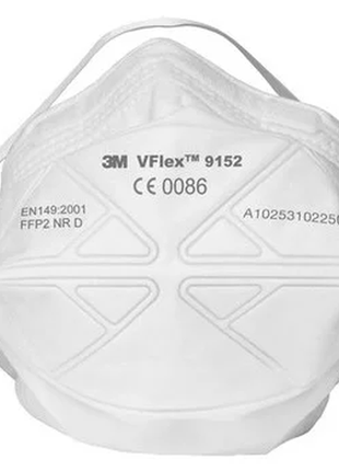 Респіратор 3м vflex 9152, ffp2 ( сша ) бесклапанный противоаэроз