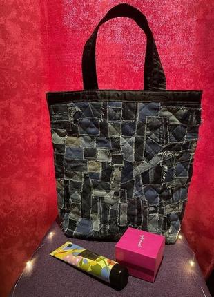 Джинсова сумка шопер&denim shopper bag1 фото