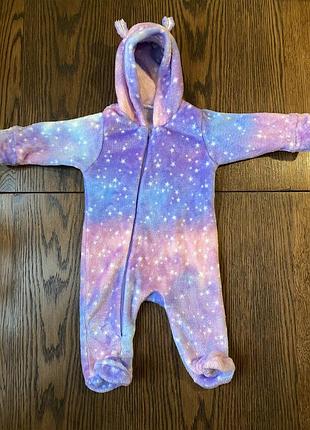 Детский для младенцев теплый человечек/комбинезон/ костюм/ромпер