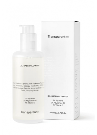 Засіб для очищення шкіри та видалення макіяжу transparent-lab oil