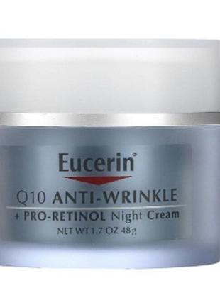 Eucerin, нічний крем проти зморщок із коензимом q10 і проретиноло