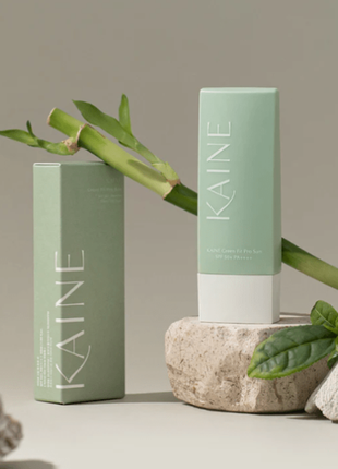 Веганський заспокійливий сонцезахисний крем kaine green fit pro s