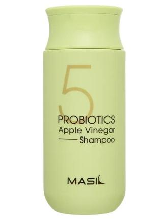 М´який безсульфатний шампунь masil 5 probiotics apple vinegar sha