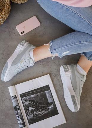 Женские кроссовки puma cali grey