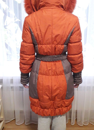 Куртка зимова подовжена р. 152-1643 фото