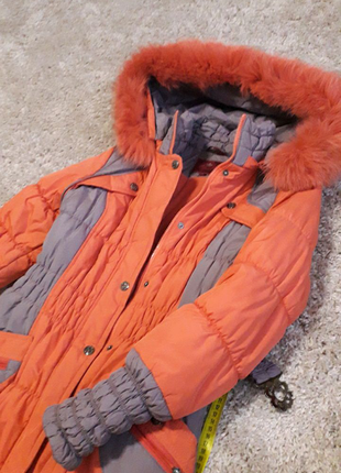 Куртка зимова подовжена р. 152-1644 фото