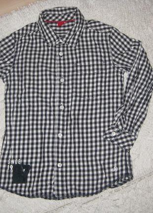 Стильная фирменные рубашка с длинным рукавом s.oliwer