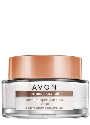 Антивіковий денний крем avon для обл. spf 30