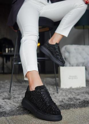 Жіночі кросівки alexandr mcqueen cristal "black"