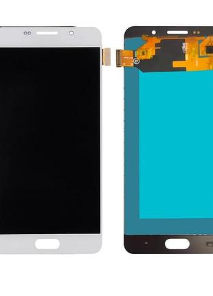 Дисплей для samsung a7100 galaxy a7 (2016), a710f, a710fd, a710m, a710y с сенсором белый (tft)