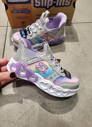 Кросівки дитячі на дівчинку skechers оригінал