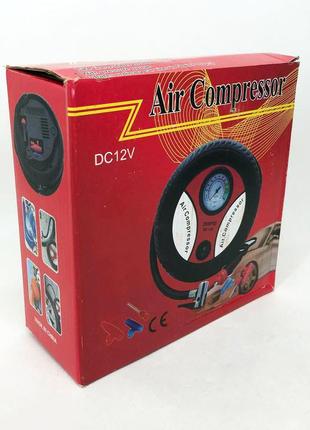 Автомобильный компрессор для подкачки шин air compressor dc12v / портативный компрессор для шин ls-738 / насос