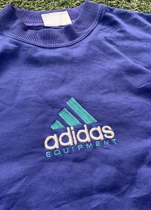 Вінтажний бутлег світшот adidas equipment4 фото