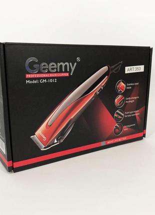 Машинка для стрижки волос домашняя gemei gm-1012 | подстригательная машинка | электромашинка il-127 для волос2 фото