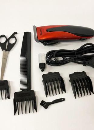 Машинка для стрижки волос домашняя gemei gm-1012 | подстригательная машинка | электромашинка il-127 для волос10 фото