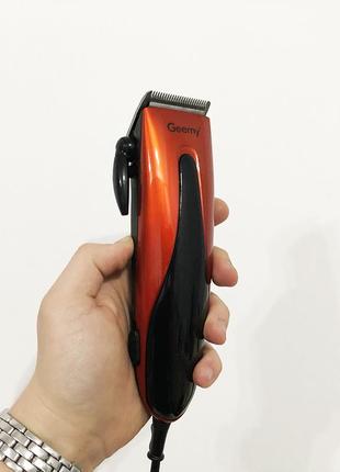 Машинка для стрижки волос домашняя gemei gm-1012 | подстригательная машинка | электромашинка il-127 для волос9 фото