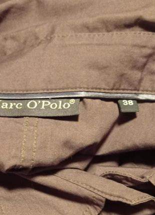 100%хлопковая фирменная рубашка marc o'polo,p.38.3 фото