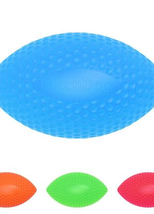 Ігровий м'яч для апортування pitchdog, діаметр 9 см блакитний