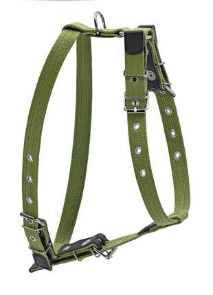 Шлея х/б тасьма collar брезент для дрібних і середніх собак (ширина 20 мм, а:36-57 см, в:55-65см)