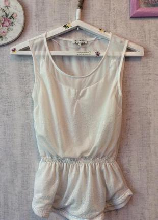 Маечка в сеточку bershka