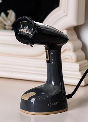 Відпарювач ручний sokany парова щітка для одягу 1500 вт потужний для одягу штор