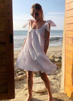 Сукня біла на завʼязках weannabe