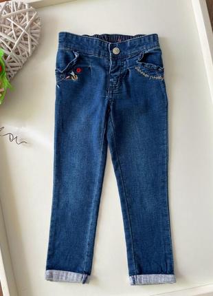Джинсы mothercare для девочки 3-4 года 98-104см