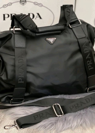 Спортивна сумка prada black 🖤