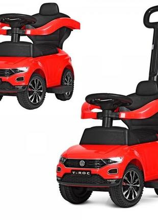 Толокар-каталка volkswagen 2в1 651-3 червона