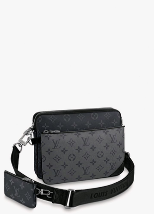 Сумка louis vuitton trio messenger monogram eclipse