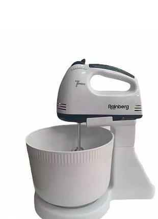 Міксер rainberg rb - 1005 з чашею на 2л та 500w потужності