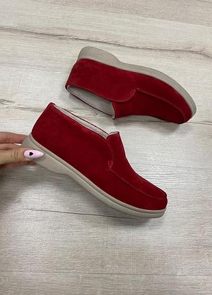 Лофери з італійської замші замшеві лофы замшеві лофери