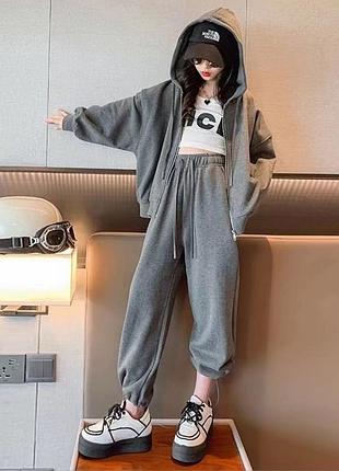 Костюм оверсайз подростковый, детский спортивный костюм