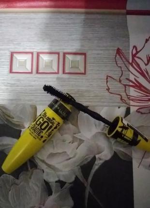 Maybelline mascara colossal go chaotic volum' express cosmetic 9,5ml shade: blackest black