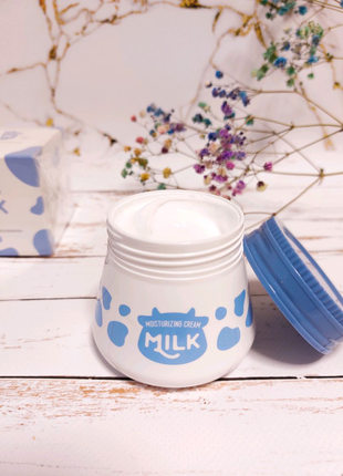 🐮крем для обличчя laikou milk cream на основі молока 55 g🥛