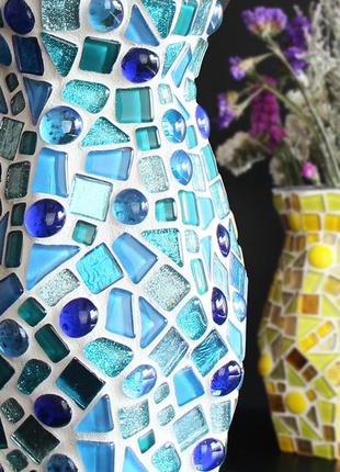 Набір шматочків мозаїки камінці мікс зелений 200 гр 150-170 шт декоративні каміння для декору2 фото