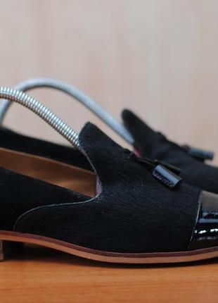 Черные женские туфли, лоферы clarks, кларкс, 37. 5 размер. оригинал
