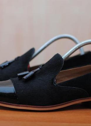 Черные женские туфли, лоферы clarks, кларкс, 37. 5 размер. оригинал6 фото