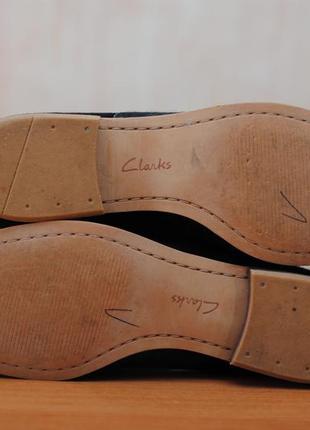 Черные женские туфли, лоферы clarks, кларкс, 37. 5 размер. оригинал7 фото