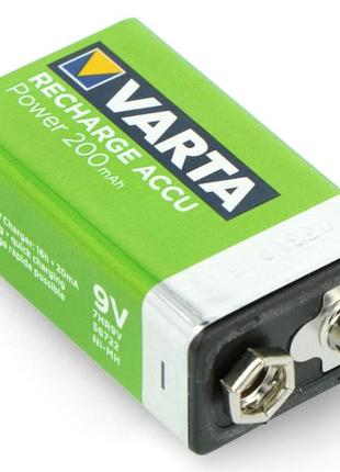 Акумулятор krona (7hr9v / 6f22) varta ni-mh 200мач ready-to-use oem