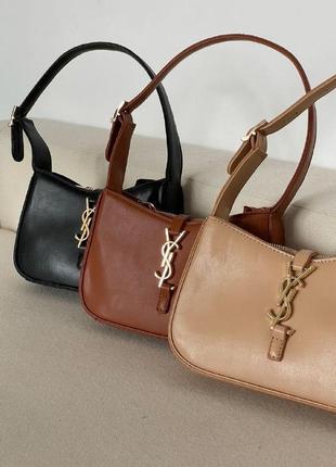 Сумочка yves saint laurent hobo, 2 цвета в наличии