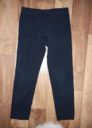 Чорні лосини на дівчинку 3-4, 4-5 років 6