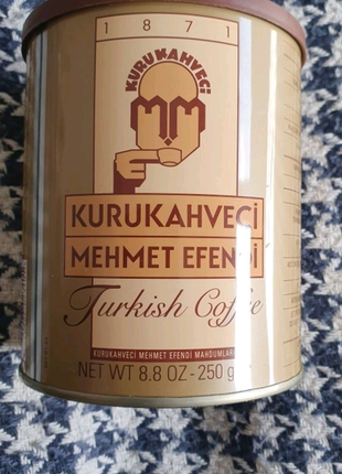 Кава турецька мелена kurukahveci mehmet efendi