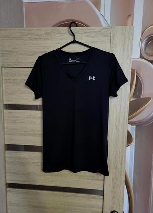 Спортивна футболка under armour ua velocity v-neck3 фото