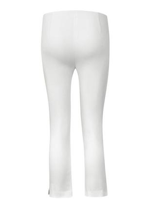 Якісні блакитно-білі стрейч штани у клітинку 7/8, tchibo (німеччина) (40, 44 євро)7 фото