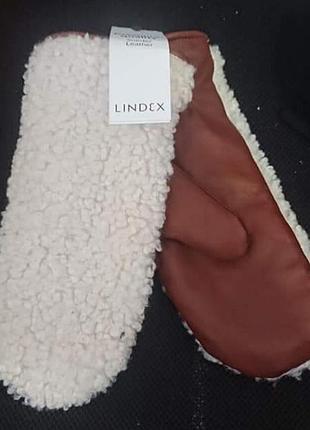 Рукавиці жіночі шкіряні lindex розпродаж