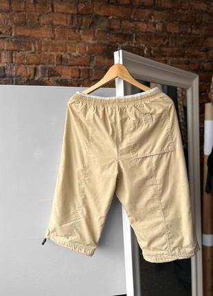 Nike men's vintage y2k beige shorts pants 90s embroidered logo винтажные шорты, брюки, бриджи2 фото