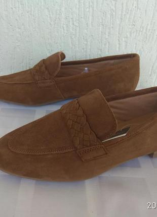 Замшевие туфли,лофери next forever comfort р.37